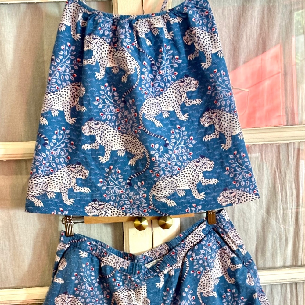 Print Fresh Cami Shorts PJ Set in Bagheera